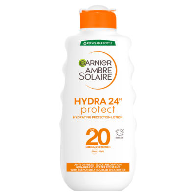 Garnier Ambre Solaire Ultra Hydrating Sun Cream SPF 20 200ML Image