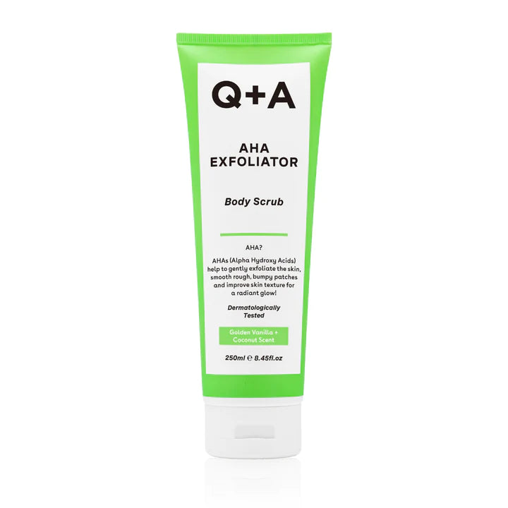 Q+A AHA Exfoliator Body Scrub 250ml Image