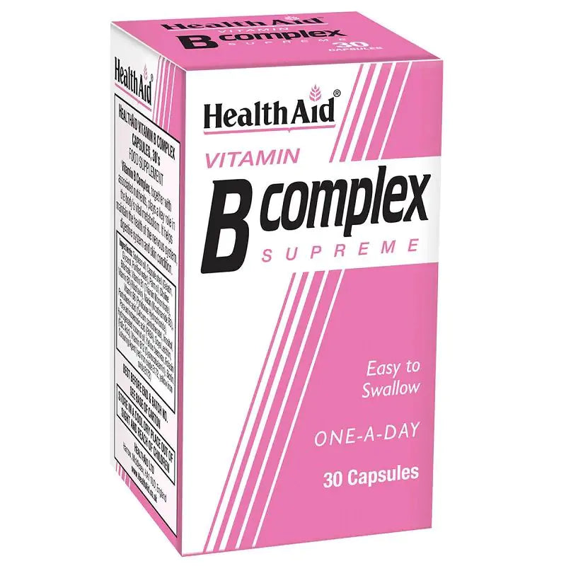 Health Aid Vitamin B Complex Supreme Caps 30 Image
