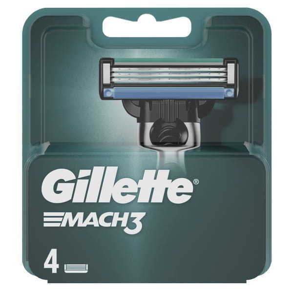 Gillette Mach 3 Blades 4 Pack Image