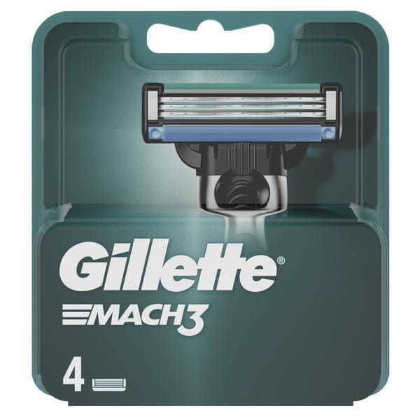 Gillette Mach 3 Blades 4 Pack