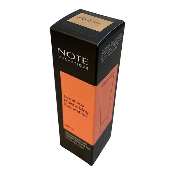 NOTE Luminous Moisturizing Foundation 04 Sand Image