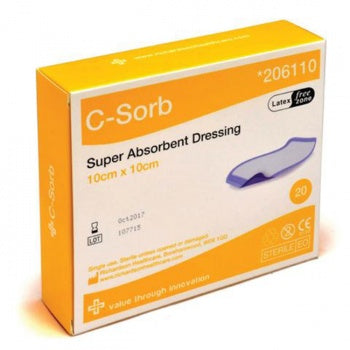 C-Sorb Dressing 10X10Cm 206110 20 Image