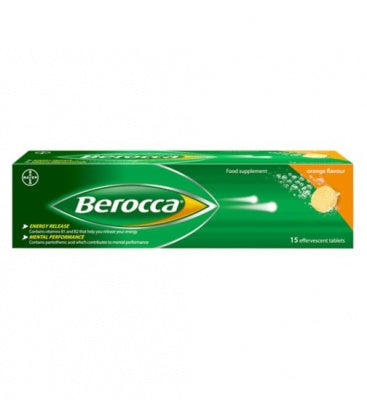 Berocca Orange Effervescent Tablets Image