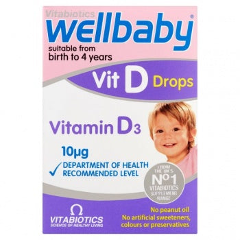 Vitabiotics Wellbaby Vitamin D Drops Image
