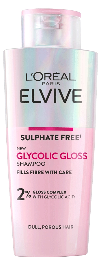 L'Oreal Elvive Glycolic Gloss Shampoo 200ml Image