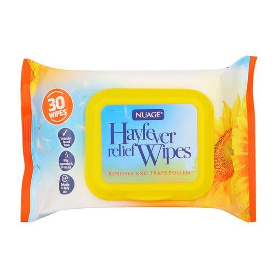 Nuage Hayfever Relief Wipes 30