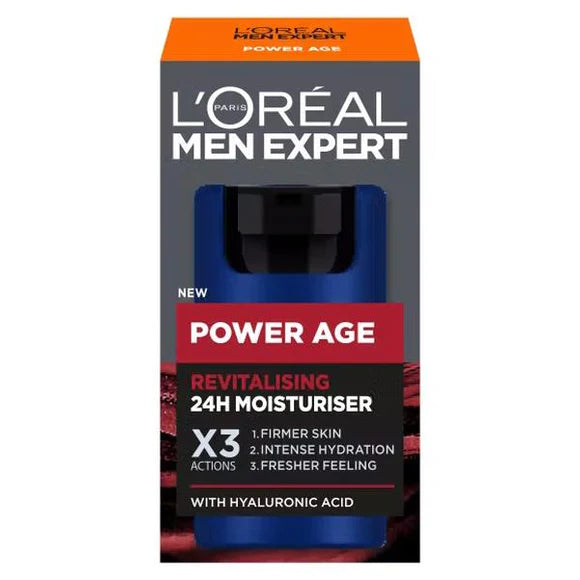 L'Oreal Men Expert Power Age 24HR Moisturiser 50ml Image