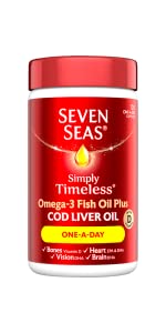 Seven Seas One-a-Day Marine Oil With Pure Cod Liver Oil