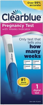 Clearblue Digital Pregnancy Test with Weeks Indicator Image