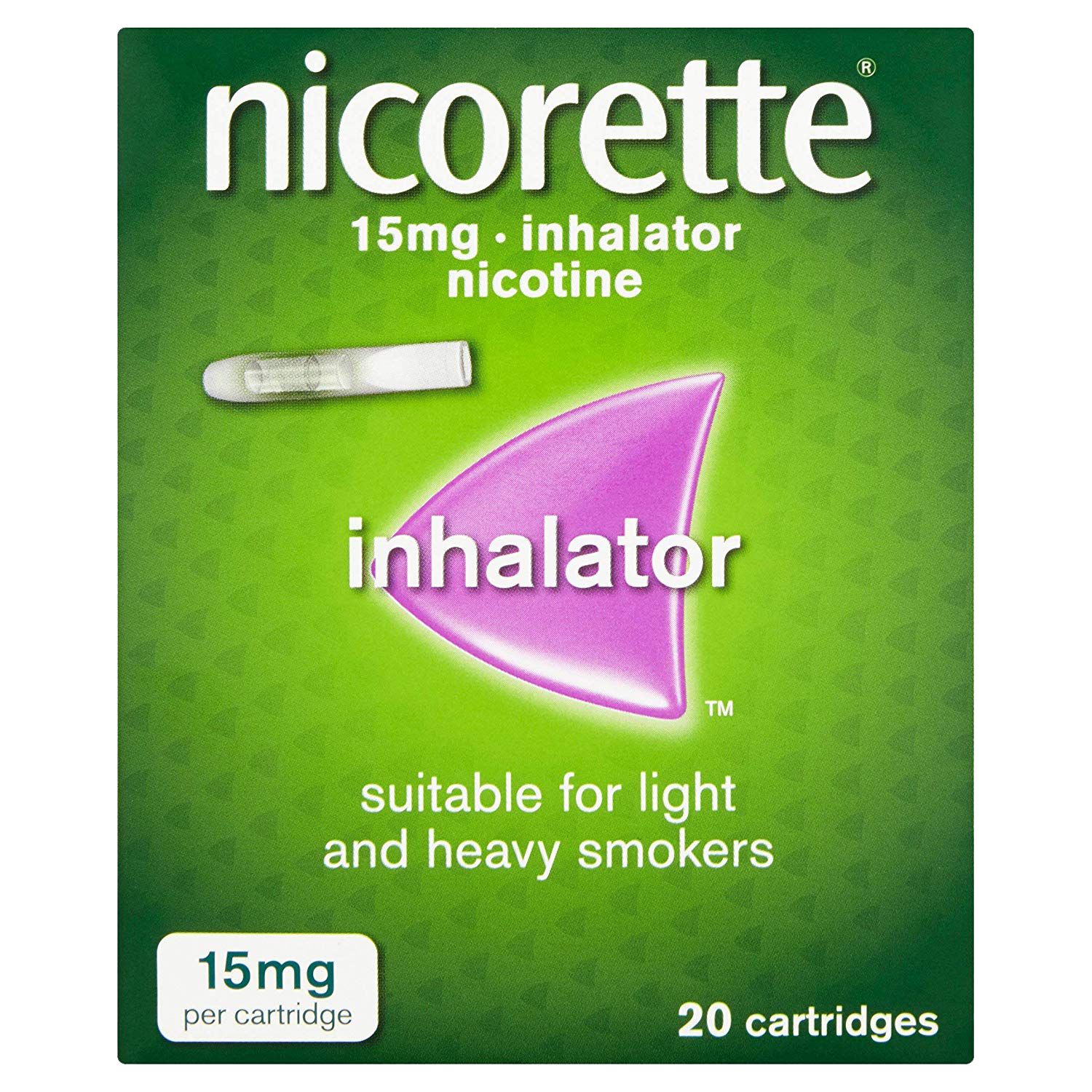 Nicorette Inhalator 15mg 20 Image