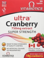 Vitabiotics Ultra Cranberry 30 Image