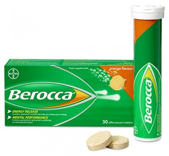 Berocca Orange Effervescent Tablets Image