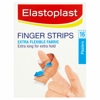Elastoplast Extra Flexible Fabric Finger Strips x16