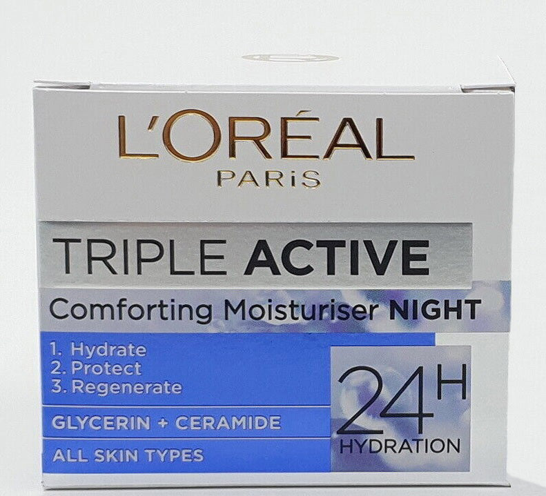 L'Oreal Triple Active Night Cream 50ml Image