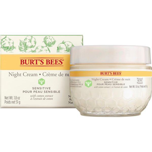 Burts Bees Sensitive Night Cream Image