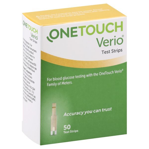 One Touch Verio Testing Strips 50 Image