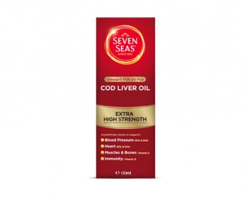 Seven Seas Extra High Strength Cod Liver Oil 150ml Image