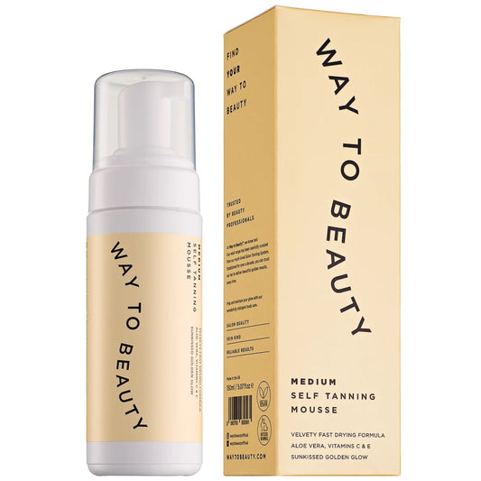 Way To Beauty Self Tanning Mousse Medium 150ml